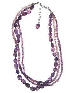 Amethyst Trio Necklace (India)