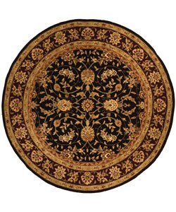 Hand-tufted Traditions Wool/Silk Rug (8' Round)
