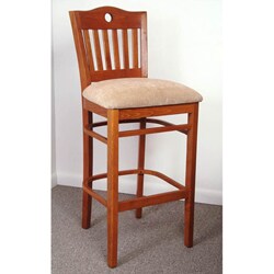 Peek-a-boo Cherry Finish Barstool