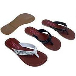 Twisted Women's 'Julie' Sequins Sandals