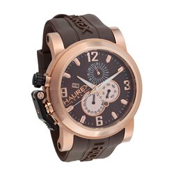 Haurex Italy San Marco Men's Rose and Brown Watch