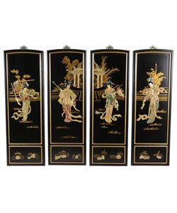 Lady Generals Wall Plaques Set of 4 (China)
