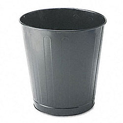 Fire-safe 6.5-gallon Steel Round Garbage Can