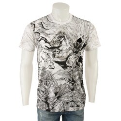 Dragonfly Men's Allover Battling Reaper T-shirt