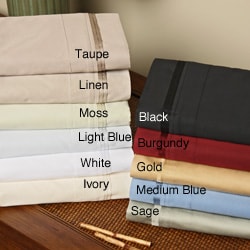 Egyptian Cotton 650 Thread Count Solid Sheet Set