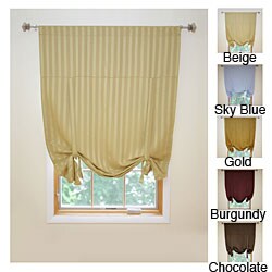 Hotel Stripe Insulated Tie-up Blackout Panel