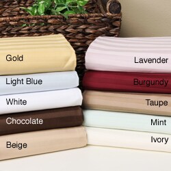 Egyptian Cotton 650 Thread Count Striped Duvet Cover Set