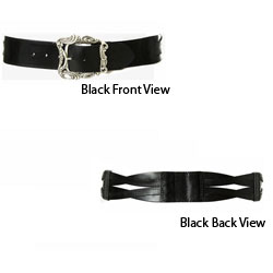 Linea Pelle Women's Jean Belt with Filigree Buckle