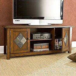 Lowell Faux Slate Media Stand