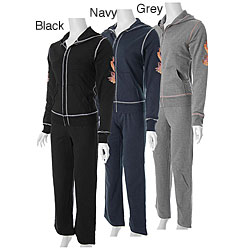 Mandarine Women's Hooded Sweater and Bottom Set
