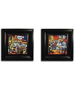 Rafuse 'Chefs Marcello and Leonardo' Framed Art
