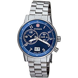 Wenger Men's Commando Dual Time Chronograph Watch