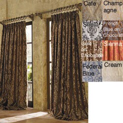 Roman Crinkle Jacquard Curtain Panel (120 in.)