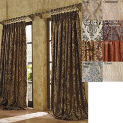 Roman Crinkle Jacquard Curtain Panel (120 in.)