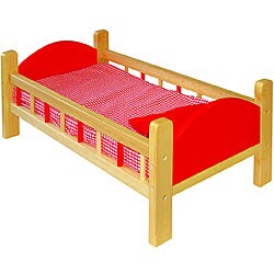 Wooden Doll Bed