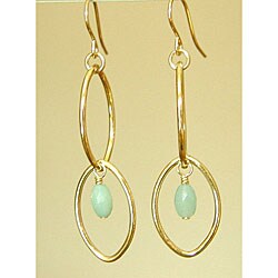 Goldfill Semiprecious Stone Earrings (USA)