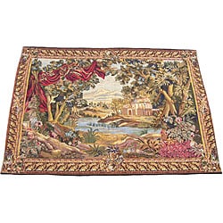Chinese French-style Tapestry (4'8 x 6'7)