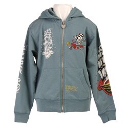 Ed Hardy Boy's Motorcycle Pirate Hoody