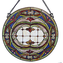 Tiffany-style Stained Glass Window Panel