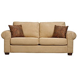 Olga Rolled Arm Sofa Butter Microfiber