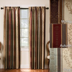 Thermal Backed Tuscan Blackout Curtain Panel Pair