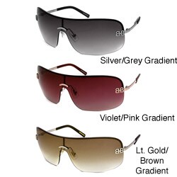 Hugo Boss 0017 Rimless Metal Shield Sunglasses