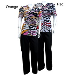 Mix Studio's Wall Street 2-piece Printed Pant Set