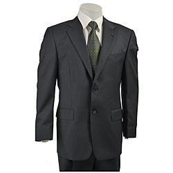 Joseph Abboud Men's Navy Multistripe Wool Suit