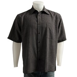 Toscano Men's 'Exell' Short-sleeve Silk Shirt