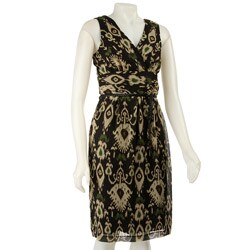 Rabbit Rabbit Rabbit Sleeveless Sheath Tie Dress
