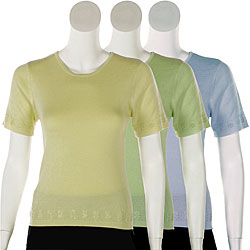 Lisa International Women's Crew-neck Top