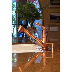 Fontaine Copper Finish Pull-out Kitchen Faucet