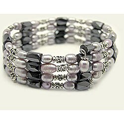 Cultured Fresh Water Pearl Magnetic Wrap