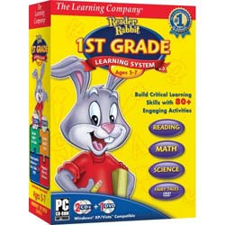 Reader Rabbit 1st Grade Learning System 2008 PC Software