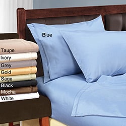 Egyptian Cotton 1500 Thread Count Solid Oversized Sheet Set