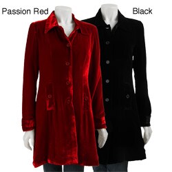 Lily Women's Velvet Long Jacket