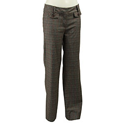 Debbie Shuchat Women's Glen Plaid Cuffed Pants