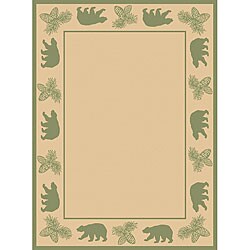Bear Trail Patio Outdoor Rug (5'3 x 7'6)