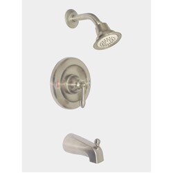 Moen Caldwell Brushed Nickel Tub and Shower Faucet