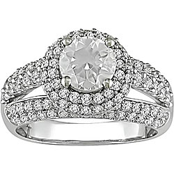 18k White Gold 2ct TDW Diamond Engagement Ring (G-H-I, SI-SI3)