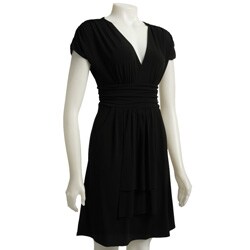 Max & Cleo Women's Jersey Tunic Ruched Dress