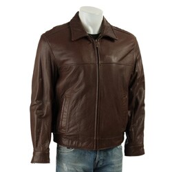 Docker's Men's Shrunken Lamb Bomber Jacket