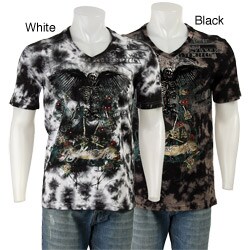 Ruthless Art Men's Tie-dye Skeleton Angel T-shirt