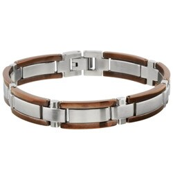 Stainless Steel Chocolate Ion-plated Bracelet