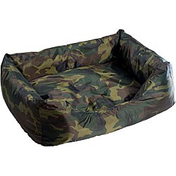 Army Camouflage Print Water-proof Pet Bed