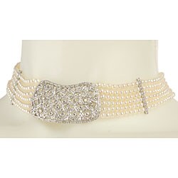 Encore by Le Vian 18k Gold Pearl and 3 1/2ct TDW Diamond Necklace (M-N, SI3-I1) (3.5-4 mm)