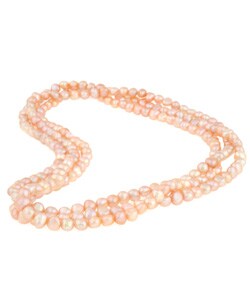 Cultured Pink Freshwater Pearl Strand