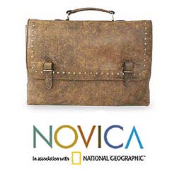 Amber Style Leather Briefcase (Mexico)