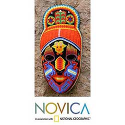 'Deer Shaman' Beadwork Mask (Mexico)
