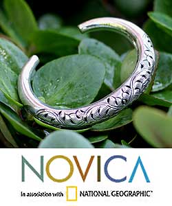 Sterling Silver 'Love of Nature' Bracelet (Thailand)